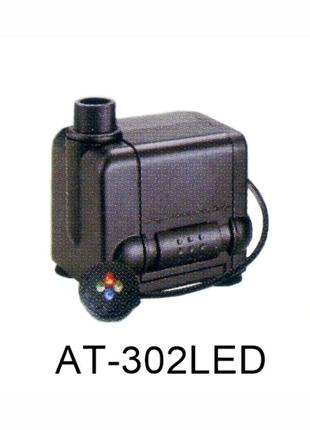 Насос для фонтана atman at-302led, 450 л/ч