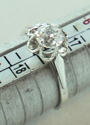 Кольцо перстень серебро ссср 875 проба 1,94 грамма размер 17,55 фото