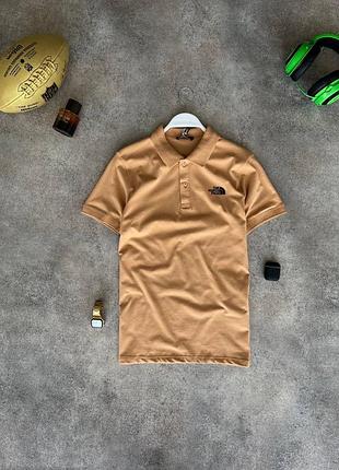 Мужская футболка поло Polo ralph lauren модные хайтопы на весне кофейном цвете premium качества, стильная и удобная футболка на каждый день