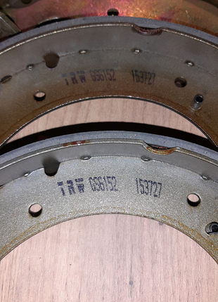 Gs6152 trw колодки гальмівні задні барабанні