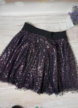 Шикарная юбка с пайетками7 фото