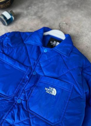 Чоловіча куртка the north face на весну у синьому кольорі premium якості, стильна та зручна куртка на кожен день6 фото