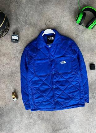 Чоловіча куртка the north face на весну у синьому кольорі premium якості, стильна та зручна куртка на кожен день2 фото