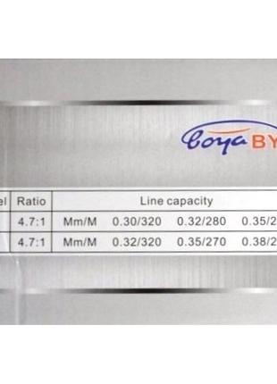 Котушка boyaby 50fm (8 підшипників) алюмінієва шпуля4 фото