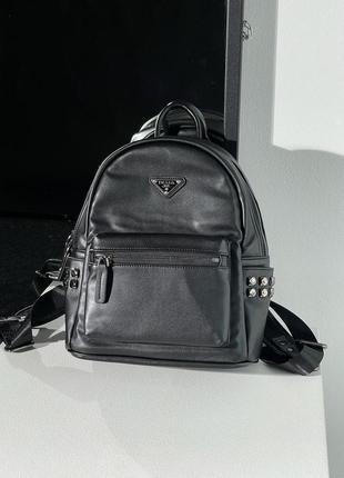 Рюкзак prada saffiano leather bag black5 фото