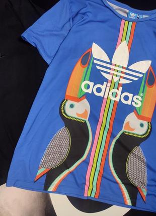 Футболка с туканами adidas3 фото