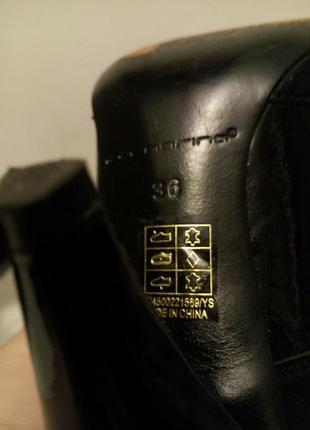 Лаковые  туфли ботильоны ботинки на шнурках с острым носом  по стельке 23см7 фото