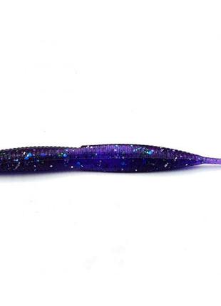 Силіконова приманка для риби taipan rain worm 3.8" /8шт./ violet, 04