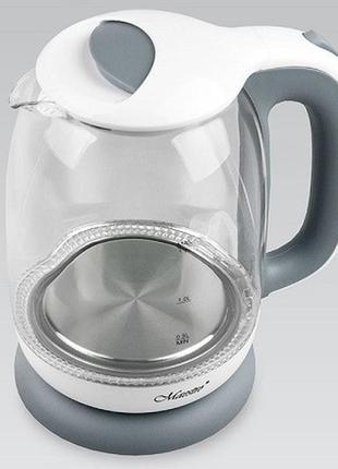 Электрочайник maestro 056-mr (1,7 л) серый
