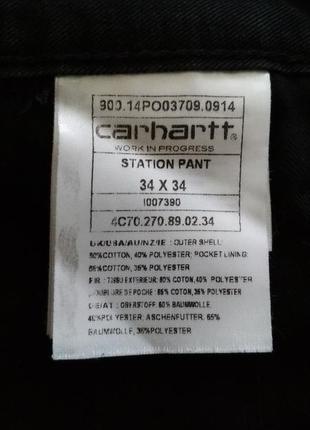 Чоловічі штани карго-штани carhartt station pant pants 34/347 фото