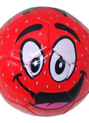 М'яч футбольний дитячий "полуничка" no2