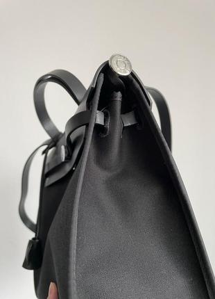 Сумка hermes herbag zip 31 bag black/silver7 фото