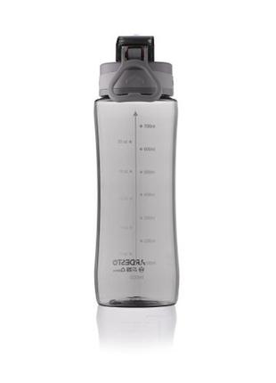 Пляшка для води ardesto purity, 800 мл, пластик, сірий