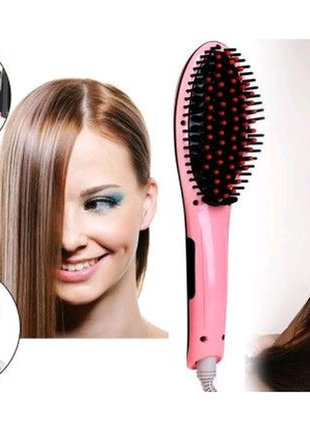 Расческа выпрямитель fast hair straightener5 фото