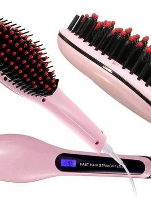 Расческа выпрямитель fast hair straightener6 фото