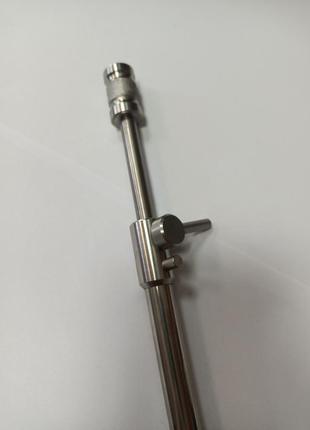 Телескопическая стойка под буз-бар или сигнализатор поклевки премиум с нержавейки (350-650мм)2 фото