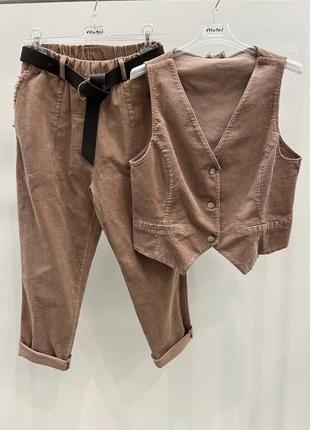 Шикарный стильный костюм motel 🥰 италия 🇮🇹