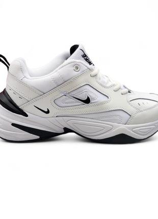 Кросівки nike m2k tekno white/black білі з чорним