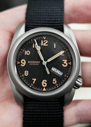 Годинник/часы boderry voyager наручний тактичний 40mm seiko nh36a