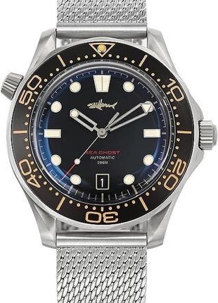 Годинник механічний heimdallr nh35 wr200 хомаж omega seamaster