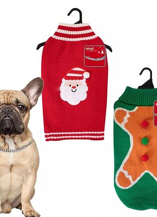 Новогодний джемпер для собак