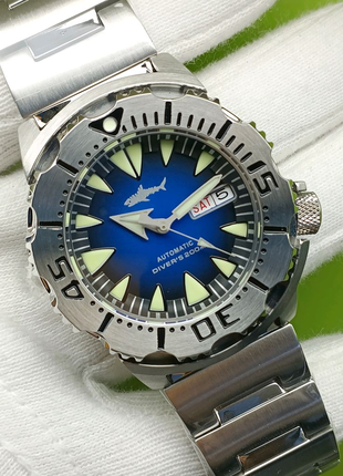 Годинник наручний дайвер heimdallr monster v2 сапфір, seiko nh3620 фото