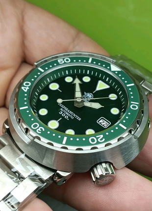 Годинник наручний дайвер addiesdive tuna, тунець 300m seiko nh352 фото