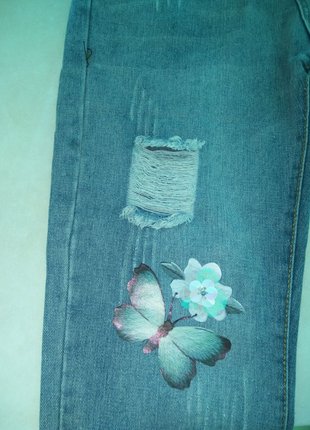 Костюм жіночий із джинсами розмір л1 фото