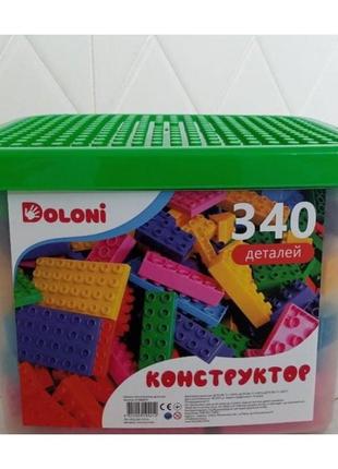 Конструктор з крупними деталями doloni 340 дет. 013888/27