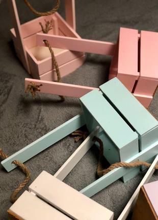 Дерев'яні ящики опт і роздріб для подарунків, квітів, зберігання