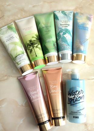 Victoria's secret лосьйон крем island away beneath the palms sparkling creme water velvet petals bare vanilla