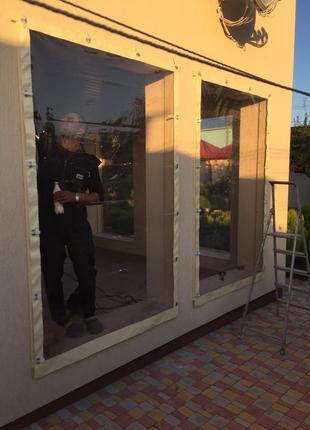 Прозрачные шторы для беседок и веранд одесса (филиал)