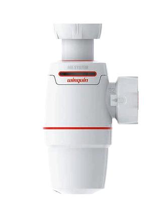 Сифон для раковини wirquin neo air 1¼ дренажна система з вентиляцією та шумозаглушенням ve-33