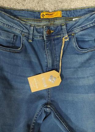 Качественные мужские джинсы nescoly на высокий рост5 фото