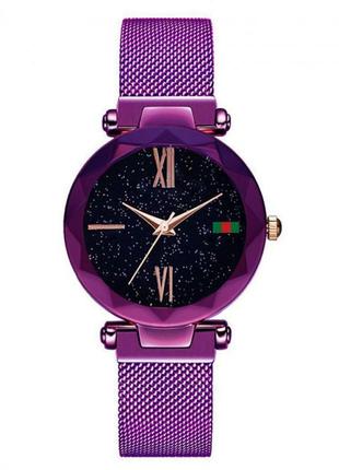 Вишуканий жіночий годинник starry sky watch на магнітній застібці