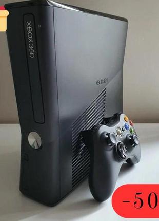 Перша ігрова приставка, б ігрові приставки, ігрова приставка xbox 360 e, xbox slim 360 250gb +ігри
