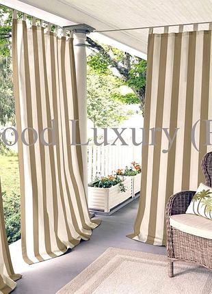 Плотные уличные шторы в беседку.
