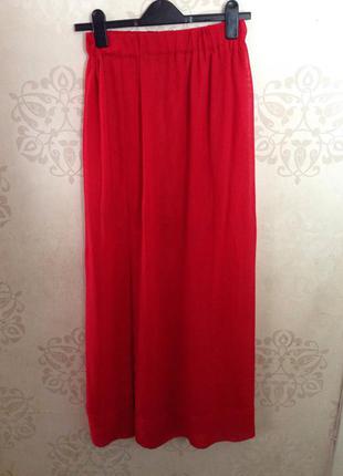 Красивенная юбка в пол с разрезом