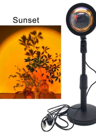 Лампа атмосферная проекционный светильник закат atmosphere sunset2 фото