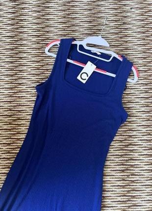 Красивое платье в рубчик cubus c