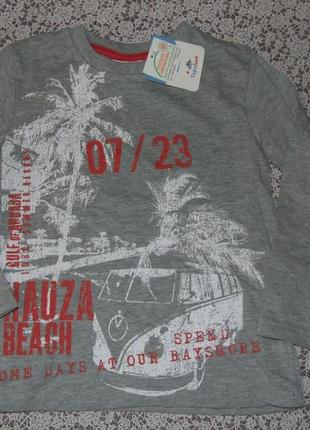 Новый хлопковый реглан мальчику 5 лет topolino