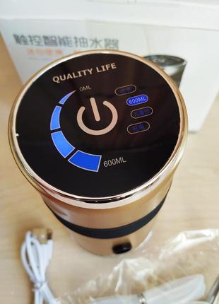 Электрический аккумуляторный сенсорный насос-диспенсер для подачи воды, automatic water dispenser электропомпа