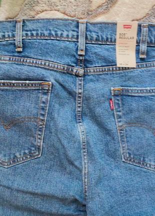 Нові чоловічі джинси levis з бірками, оригінал, 505, w38, l34, xl, xxl5 фото