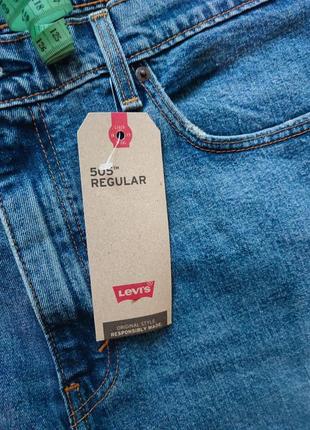 Нові чоловічі джинси levis з бірками, оригінал, 505, w38, l34, xl, xxl8 фото