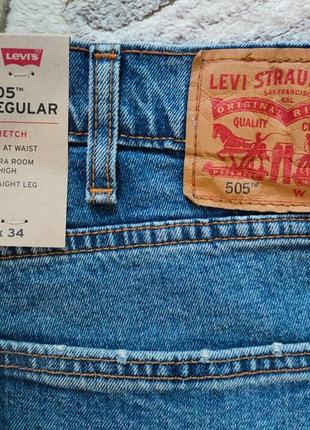 Нові чоловічі джинси levis з бірками, оригінал, 505, w38, l34, xl, xxl4 фото