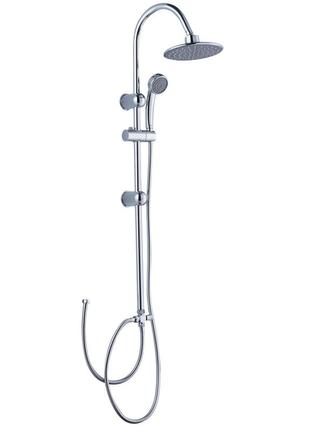 Душевая стойка настенная для ванной комнаты с тропическим душем и душевым комплектом (46a) (9792146) ve-33