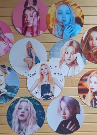 Набір стікерів юки юци yuqi (g)i-dle 6376