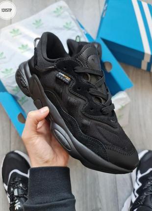 Мужские кроссовки adidas ozweego cordura black