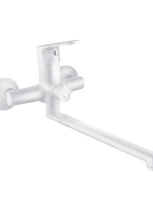 Змішувач aquatica s37 для ванни з душовим набором вбудований картриджний дивертор 350мм ve-33