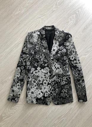 Пиджак zara basic размер 34/xs/42